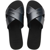 Women's Aqua Metallic Sandals