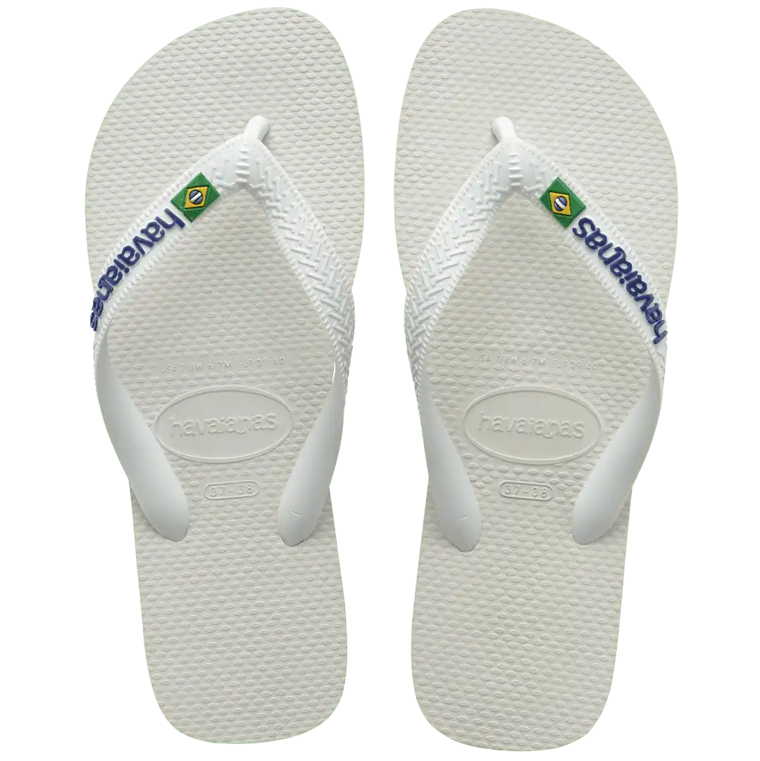 Women's Brazil Logo Flip Flops
