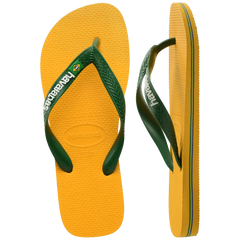 Men's Brazil Logo Flip Flops