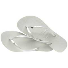 Women's Slim Crystal Flip Flops