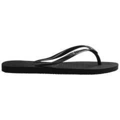 Women's Slim Crystal Flip Flops