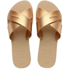 Women's Aqua Metallic Sandals