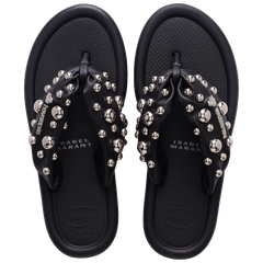 Women's Isabel Marant Maxi Puffed Studs Flip Flops