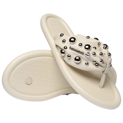 Women's Isabel Marant Maxi Puffed Studs Flip Flops